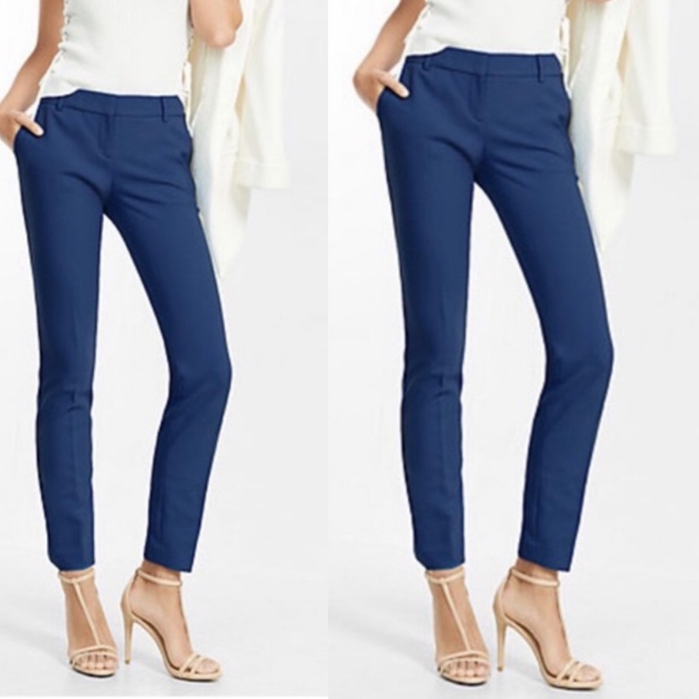 Express Columnist Mid Rise Ankle Pants
